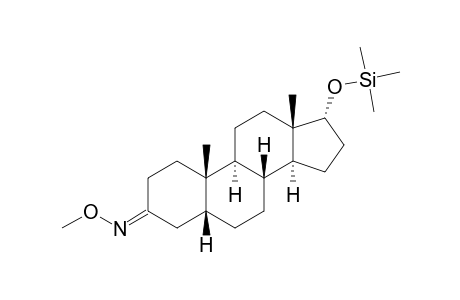 17.ALPHA.-[(TRIMETHYLSILYL)OXY]-5.BETA.-ANDROSTAN-3-ONE O-METHYLOXIME