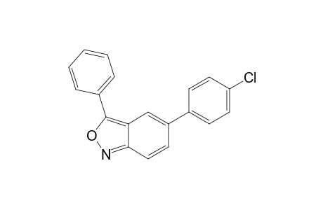 2,1-Benzisoxazole, 5-(4-chlorophenyl)-3-phenyl-