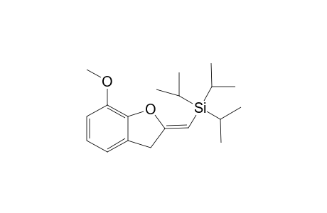 2-((Z)-Triisopropylsilylmethylidene)-7-methoxy-2,3-dihydrobenzofuran