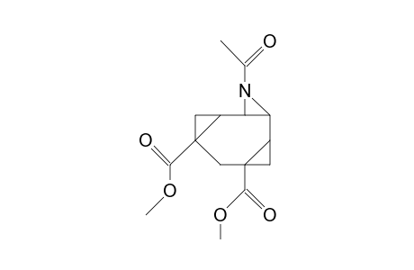 cis-3-Acetyl-3-aza-tetracyclo(7.1.0.0/2,4/.0/5,7/)decane-7,9-dicarboxylic acid, dimethyl ester