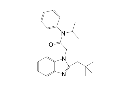 1H-benzimidazole-1-acetamide, 2-(2,2-dimethylpropyl)-N-(1-methylethyl)-N-phenyl-