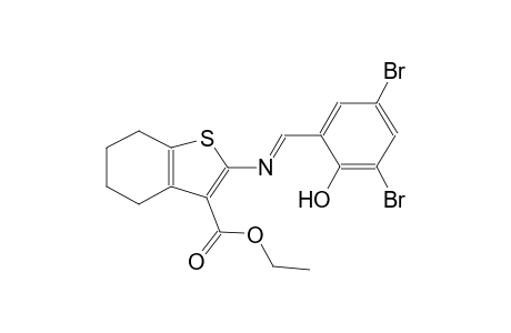 2-[(3,5-dibromosalicylidene)amino]-4,5,6,7-tetrahydrobenzo[b]thiophene-3-carboxylic acid, ethyl ester
