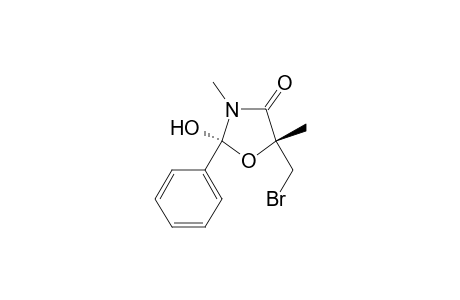 (2S,5R)-5-Bromomethyl-2-hydroxy-3,5-dimethyl-2-phenyloxazolidin-4-one