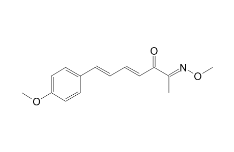 2-METHOXYIMINO-7-(4-METHOXYPHENYL)-HEPTA-4,6-DIEN-3-ONE