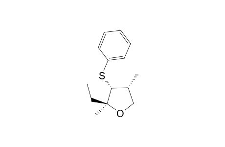 (2S,3R,4R)-2-ethyl-2,4-dimethyl-3-(phenylthio)oxolane