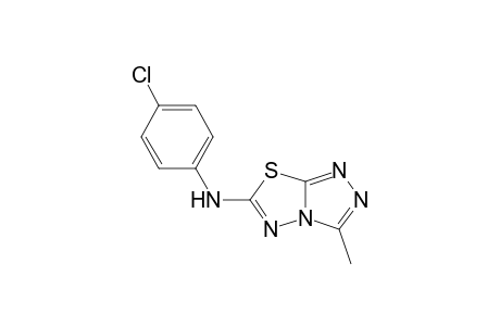 3-Methyl-6-(4-chlorophenylamino)-s-triazolo[3,4-b]-1,3,4-thiadiazole