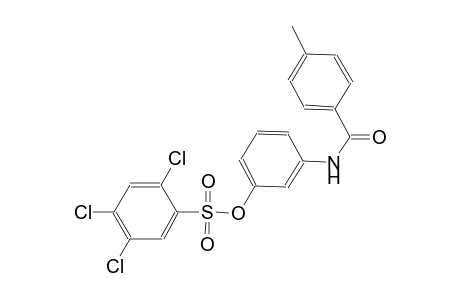 benzenesulfonic acid, 2,4,5-trichloro-, 3-[(4-methylbenzoyl)amino]phenyl ester