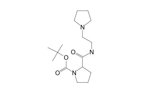 Pyrrolidin-2-carboxylic acid amide, N-T-butyloxycarbonyl-N'-[2-[1-pyrrolidyl]ethyl]-