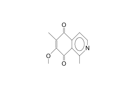 7-methoxy-1,6-dimethyl-isoquinoline-5,8-quinone