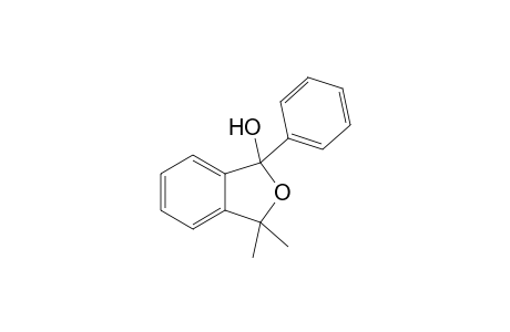 1-Isobenzofuranol, 1,3-dihydro-3,3-dimethyl-1-phenyl-