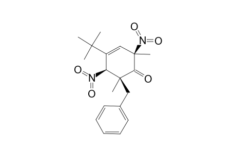 C-6-BENZYL-4-TERT.-BUTYL-2,6-DIMETHYL-R-2,C-5-DINITROCYCLOHEX-3-ENONE