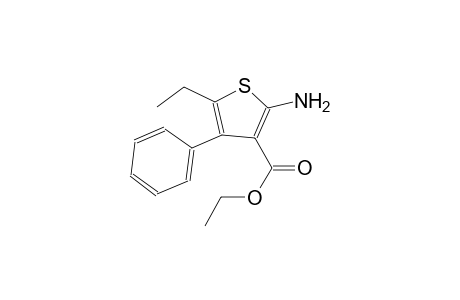 Ethyl 2-amino-5-ethyl-4-phenyl-3-thiophenecarboxylate
