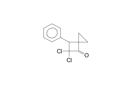 5,5-bis(chloranyl)-4-phenyl-spiro[2.3]hexan-6-one