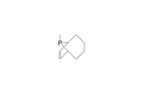 syn-9-Methyl-9-phospha-bicyclo(4.2.1)non-7-ene