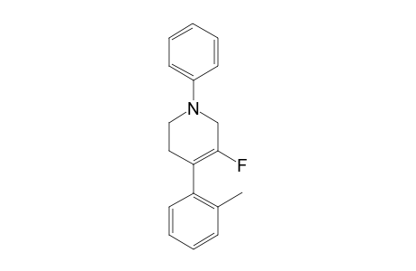 5-fluoro-1-phenyl-4-(o-tolyl)-1,2,3,6-tetrahydropyridine