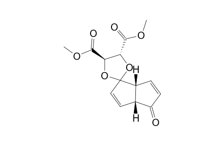 Dimethyl (3a'R,4R,5R,6a'R)-4'-oxo-4',6a'-dihydro-3a'H-spiro[1.3]dioxolane-2,1'pentalene]-4,5-dicarboxylate