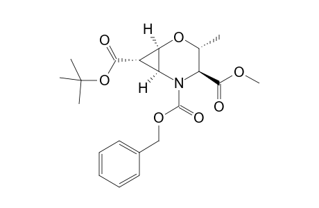 (1R,3R,4S,6S,7S)-2-Oxa-3-methyl-5-azabicyclo[4.1.0]heptane-4,5,7-tricarboxylic acid - 5-Benzyl ester,7-t-Butyl ester,4-Methyl ester