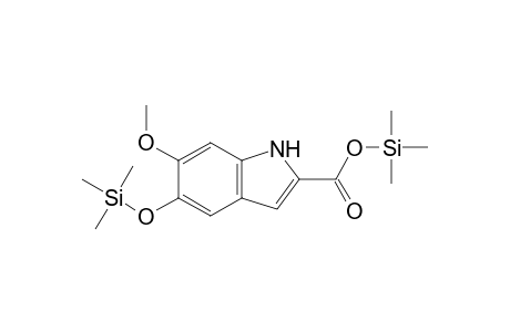 Indole-2-carboxylic acid <6-methoxy-5-hydroxy->, di-TMS (impure)