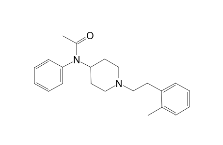 N-[1-[2-(2-methylphenyl)ethyl]piperidin-4-yl]-N-phenyl-ethanamide