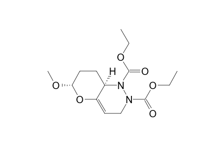 Diethyl (6S,8aR)-6,7,8,8a-Tetrahydro-6-methoxy-1H-pyrano[3,2-c]pyridazine-1,2(3H)-dicarboxylate