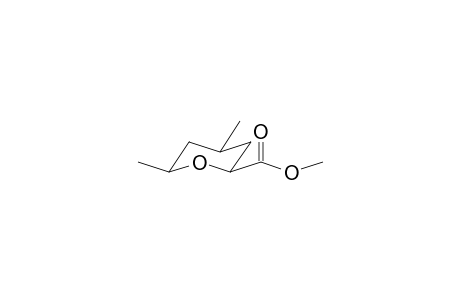 cis-4,cis-6-DIMETHYLTETRAHYDRO-2H-PYRAN-R-2-CARBOXYLIC ACID, METHYLESTER