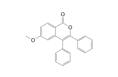 1H-2-Benzopyran-1-one, 6-methoxy-3,4-diphenyl-