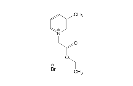 1-(carboxymethyl)-3-methylpyridinium bromide, ethyl ester