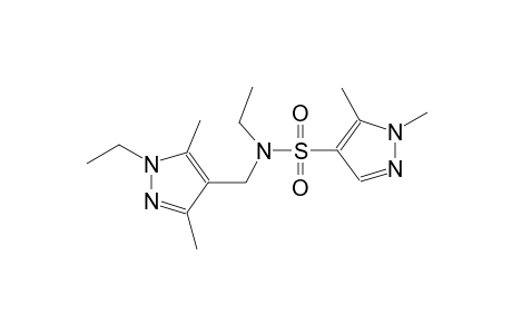 1H-pyrazole-4-sulfonamide, N-ethyl-N-[(1-ethyl-3,5-dimethyl-1H-pyrazol-4-yl)methyl]-1,5-dimethyl-