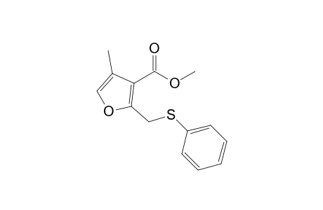 Methyl 4-methyl-2-[(phenylthio)methyl]-3-furoate