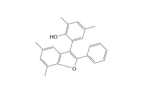 6-(5,7-dimethyl-2-phenyl-3-benzofuranyl)-2,4-xylenol