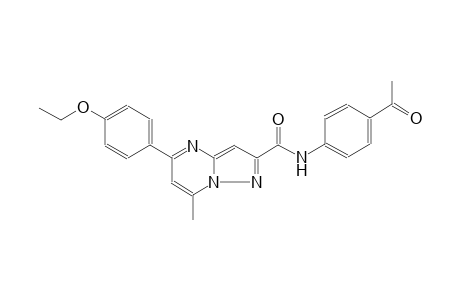 N-(4-acetylphenyl)-5-(4-ethoxyphenyl)-7-methylpyrazolo[1,5-a]pyrimidine-2-carboxamide