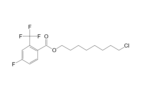 4-Fluoro-2-trifluoromethylbenzoic acid, 8-chlorooctyl ester