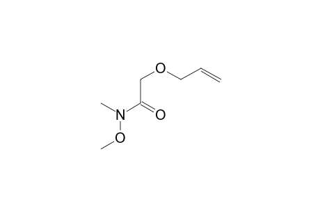 2-Allyloxy-N-methoxy-N-methyl-acetamide