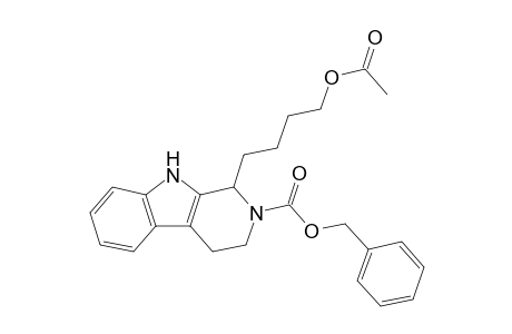 1-(4'-Acetoxybutyl)-2-[(benzyloxy)carbonyl]-1,2,3,4-tetrahydro-.beta.-carboline