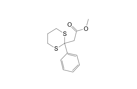 2-phenyl-m-dithiane-2-acetic acid, methyl ester