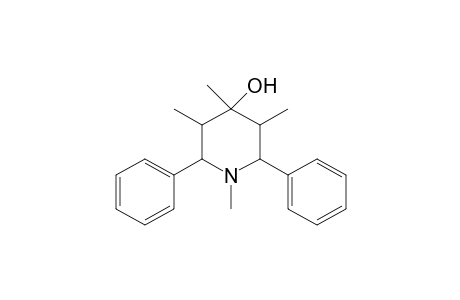 2,6-Diphenyl-1,3,4,5-tetramethyl-4-piperidinol, beta-form