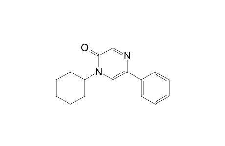 2(1H)-Pyrazinone, 1-cyclohexyl-5-phenyl-