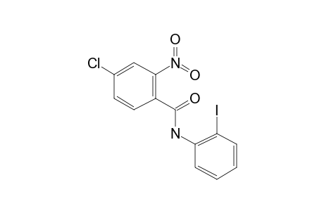 4-Chloro-N-(2-iodo-phenyl)-2-nitro-benzamide