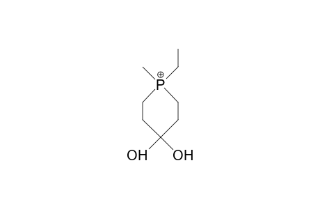 1-ethyl-1-methylphosphinan-1-ium-4,4-diol