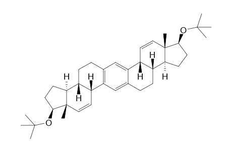 (-)-(1S,3aS,3bS,6bR,8aS,9S,11aS,11bS,14bR,16aS)-1,9-Di-tert-butoxy-8a,16a-dimethyl-2,3,3a,3b,4,5,6b,8a,10,11,11a,11b,12,13,14b,16a-hexadecahydro-di-1H-indeno[4,5-a:4,5-h]anthracene