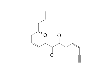 (3Z,9Z)-7-Chloro-6-hydroxy-12-oxo-pentadeca-3,9-dien-1-yne