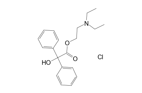 Benzilic acid, 2-diethylaminoethyl ester, hydrochloride