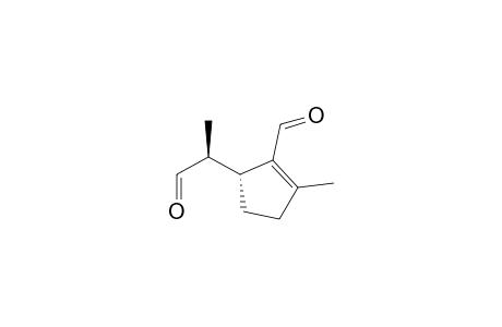 (5R)-2-methyl-5-[(1S)-1-methyl-2-oxo-ethyl]cyclopentene-1-carbaldehyde