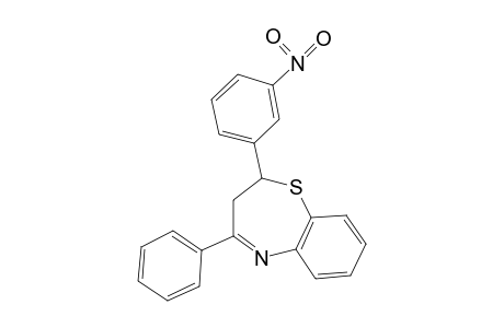 2,3-dihydro-2-(m-nitrophenyl)-4-phenyl-1,5-benzothiazepine