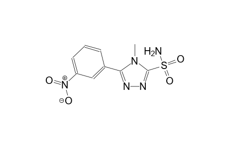 4H-1,2,4-triazole-3-sulfonamide, 4-methyl-5-(3-nitrophenyl)-