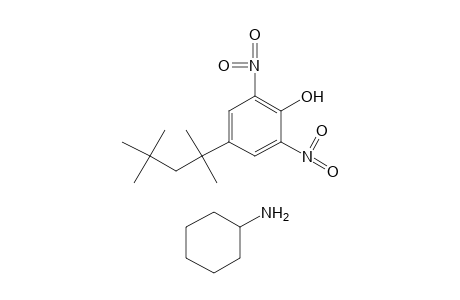 2,6-DINITRO-4-(1,1,3,3-TETRAMETHYLBUTYL)PHENOL, COMPOUND WITH CYCLOHEXYLAMINE (1:1)