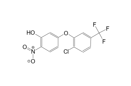 Phenol, 5-(2-chloro-5-trifluoromethylphenoxy)-2-nitro-