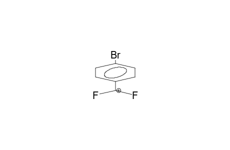 ALPHA,ALPHA-DIFLUORO(PARA-BROMOPHENYL)CARBENIUM CATION