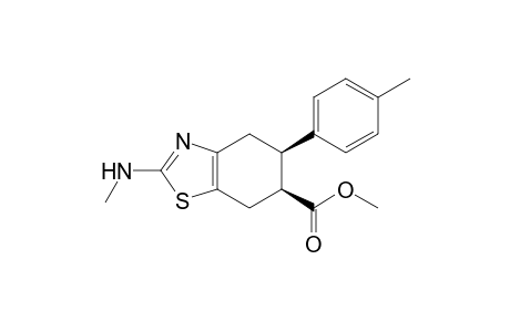 (ENDO)-METHYL-(5R*,6S*)-2-METHYLAMINO-5-(4-METHYLPHENYL)-4,5,6,7-TETRAHYDROBENZOTHIAZOLE-6-CARBOXYLATE