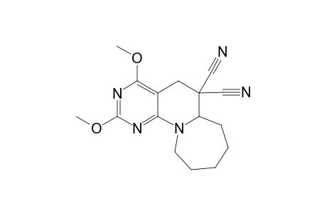 8,10-dimethoxy-2,3,4,5,5a,6-hexahydro-1Hazepino[1,2-e]pyrido[2,3-d]pyrimidin-6,6(7H)-dicarcarbonitrile